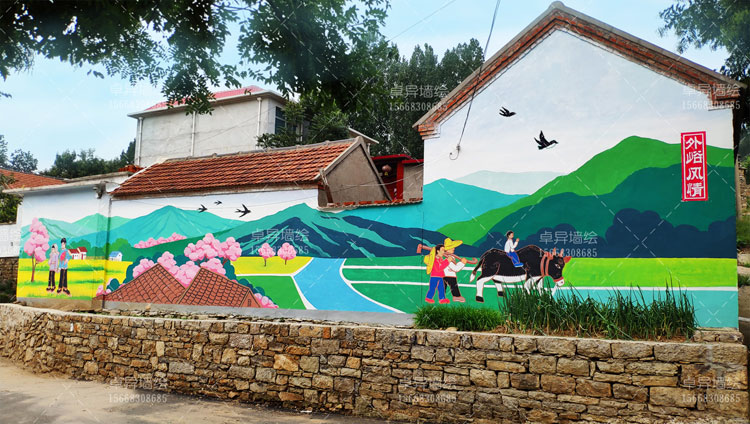 ��԰���ǽ�滭